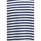 Ami Paris Blue Cotton Long Sleeve T-Shirt