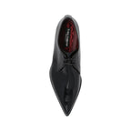 Dolce & Gabbana Black Calfskin Oxfords And Derbies