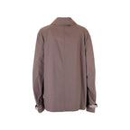 Valentino Brown Cotton Coat