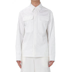 Jil Sander White Cotton Dress Shirt