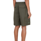 Valentino Bicolor Polyester Bermuda Shorts