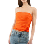 Moschino Orange Viscose Long Sleeve T-Shirt