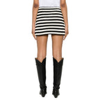 Celine Black Cotton Mini Skirt