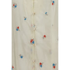 Forte_Forte Beige Cotton Pattern Shirt