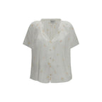 Forte_Forte Beige Cotton Shortsleeve Shirt