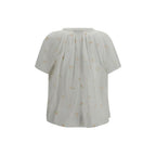 Forte_Forte Beige Cotton Shortsleeve Shirt