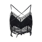 Charo Ruiz Black Cotton Shirt