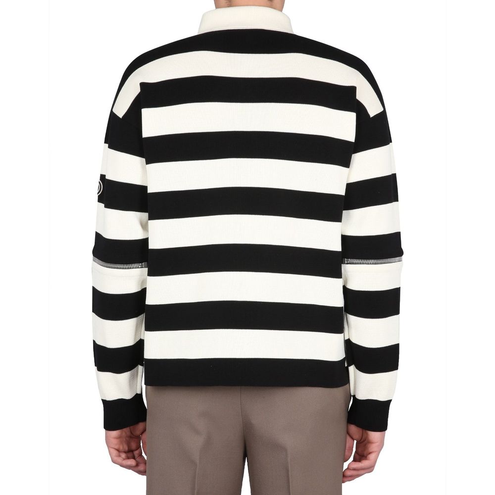 Gucci White Cotton Polo Shirt
