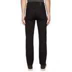 Acne Studios Black Cotton Straight-Leg Jeans