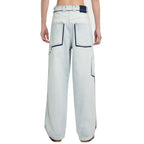 Maison Margiela Blue Cotton Jeans Denim
