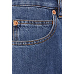 Valentino Blue Cotton Jeans Denim