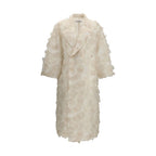 Max Mara Beige Silk Coat