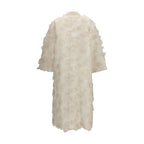 Max Mara Beige Silk Coat