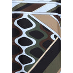 Emilio Pucci Bicolor Acetate Casual Dress