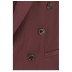 Saint Laurent Purple Silk Blazer