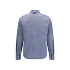 Prada Blue Cotton Shirt