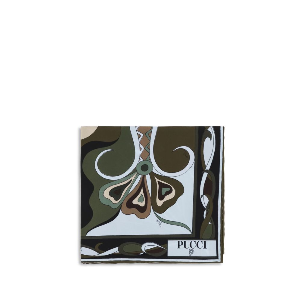 Emilio Pucci Multicolor Silk Scarf