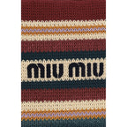 Miu Miu Multicolor Cotton Shoulder Bag