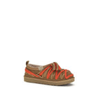 UGG Multicolor Suede Leather Strap-On Sandals