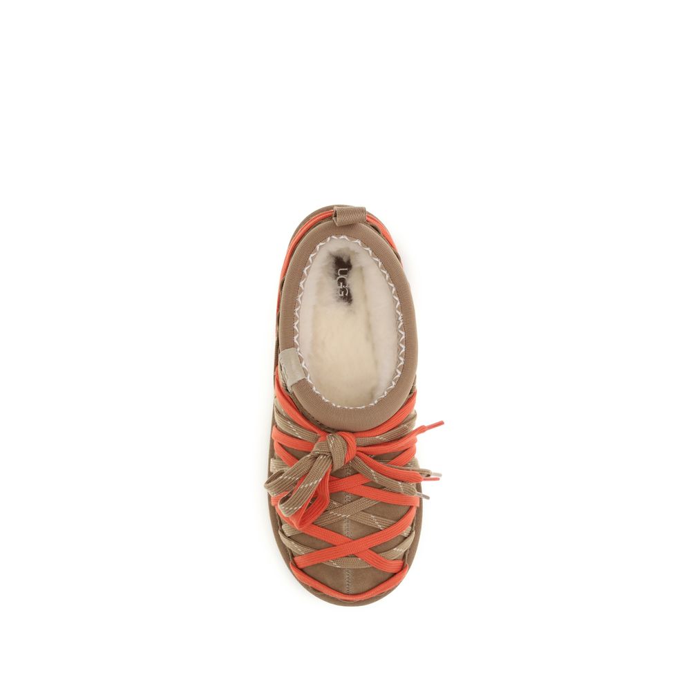 UGG Multicolor Suede Leather Strap-On Sandals