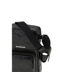 Balenciaga Black Lamb Ovis Aries Aries Shoulder Bag