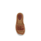 Chloé Brown Lamb Ovis Aries Aries Flat Sandals