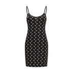 Marine Serre Black Polyamide Casual Dress