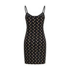 Marine Serre Black Polyamide Casual Dress