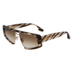 Victoria Beckham Brown Metal & Plastic Sunglasses