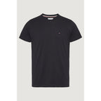 Tommy Hilfiger Jeans Black Cotton T-Shirt