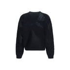 Max Mara Black Cotton Sweatshirt