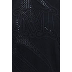 Max Mara Black Cotton Sweatshirt