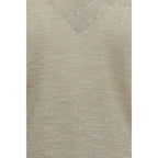 Brunello Cucinelli Beige Linen Sweatshirt