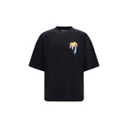 Palm Angels Black Cotton T-Shirt