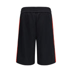 Palm Angels Black Polyester Bermuda Shorts