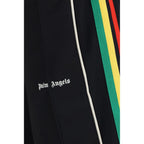 Palm Angels Black Polyester Bermuda Shorts