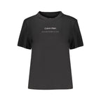 Calvin Klein Black Cotton Women's T-Shirt