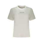 Calvin Klein White Cotton Women T-Shirt