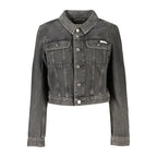 Calvin Klein Black Cotton Women's Jacket