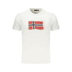 Napapijri White Cotton Men's T-Shirt