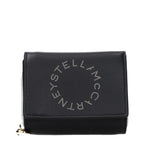 Stella McCartney Black Leather Wallet