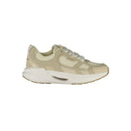 Twinset Beige Fabric Womens Sneaker