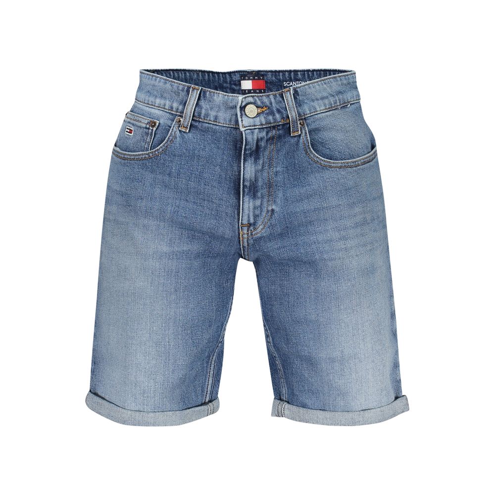 Tommy Hilfiger Blu Cotton Men's Short Jeans