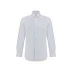 Finamore White Cotton Shirt