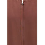 Versace Bordeaux Silk Bomber