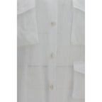 Ermanno Scervino White Ramie Shirt
