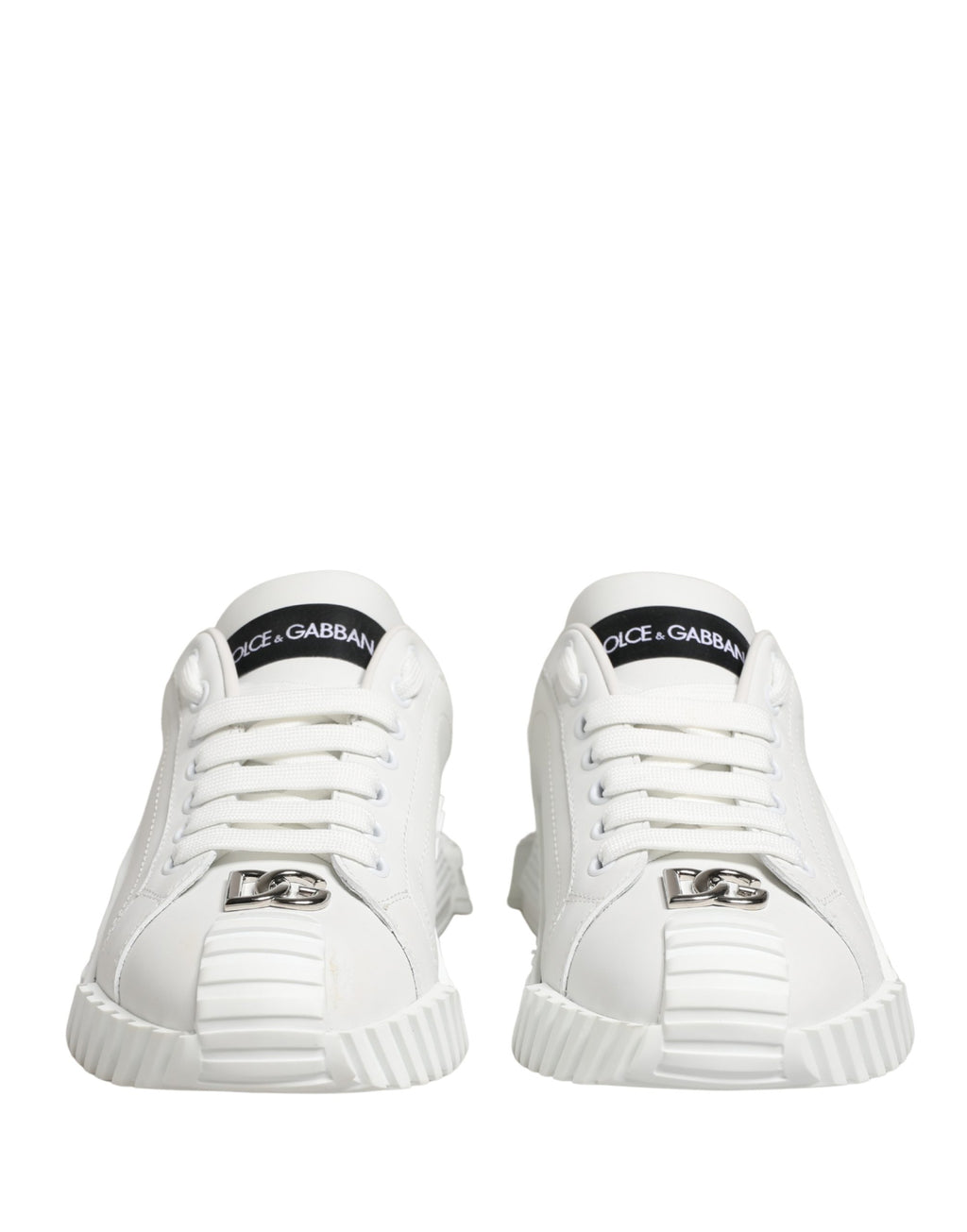 Dolce & Gabbana White NS1 Lace Up Low Top Sneakers Shoes