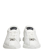 Dolce & Gabbana White NS1 Lace Up Low Top Sneakers Shoes