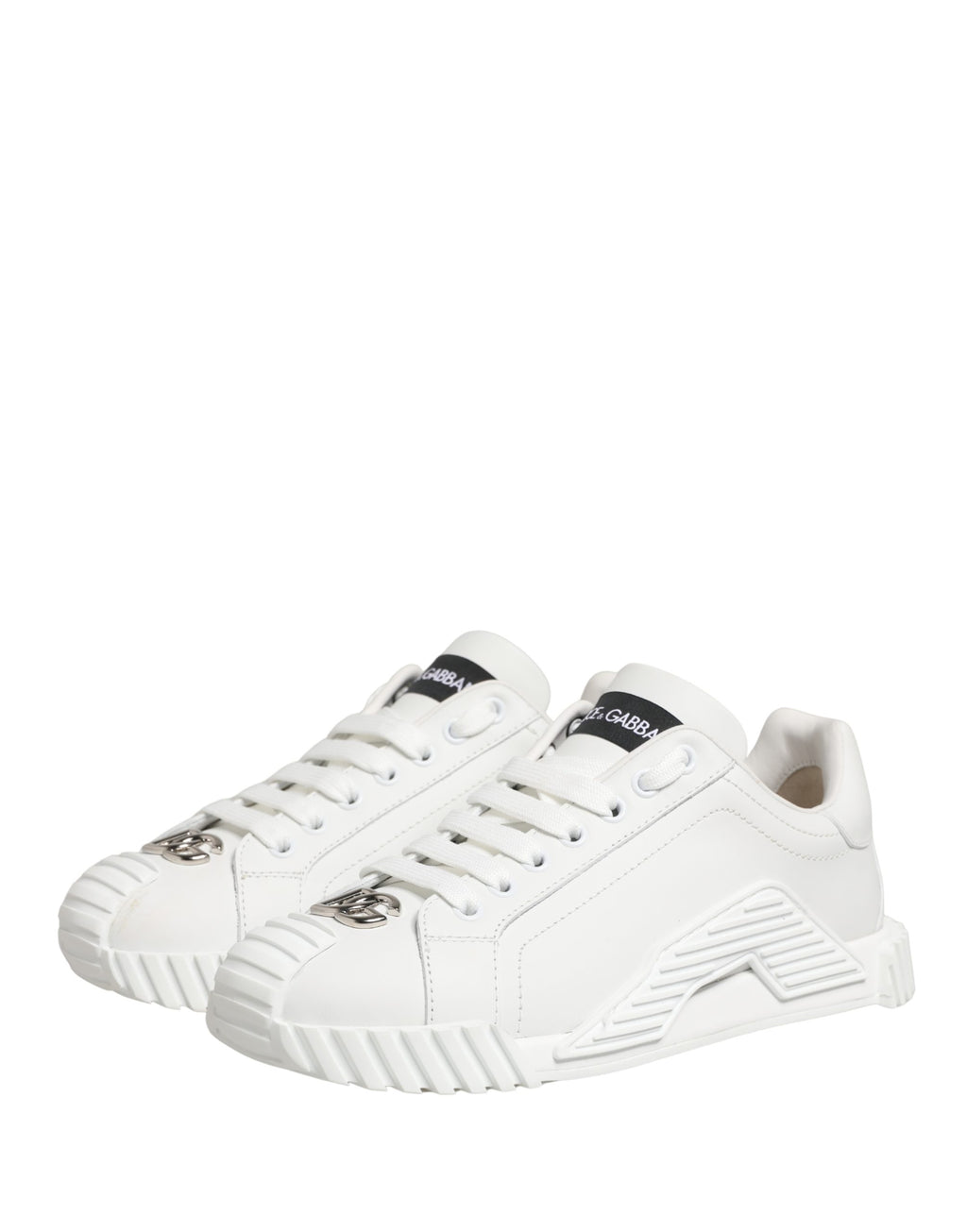 Dolce & Gabbana White NS1 Lace Up Low Top Sneakers Shoes