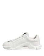 Dolce & Gabbana White NS1 Lace Up Low Top Sneakers Shoes